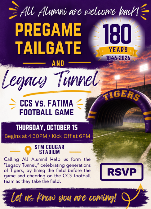 CCS Alumni Tailgate & Tunnel - Oct. 15th (Please RSVP) Featured Photo
