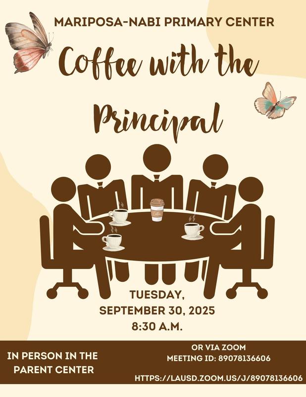 Coffee with the Principal