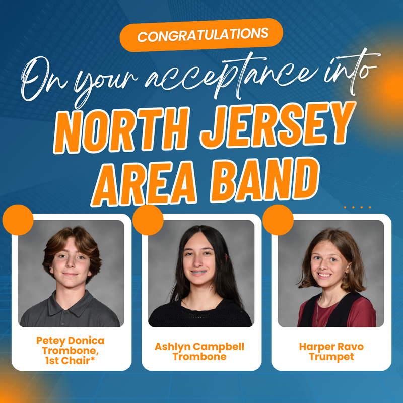 HMS Students Make North Jersey Area Band Featured Photo