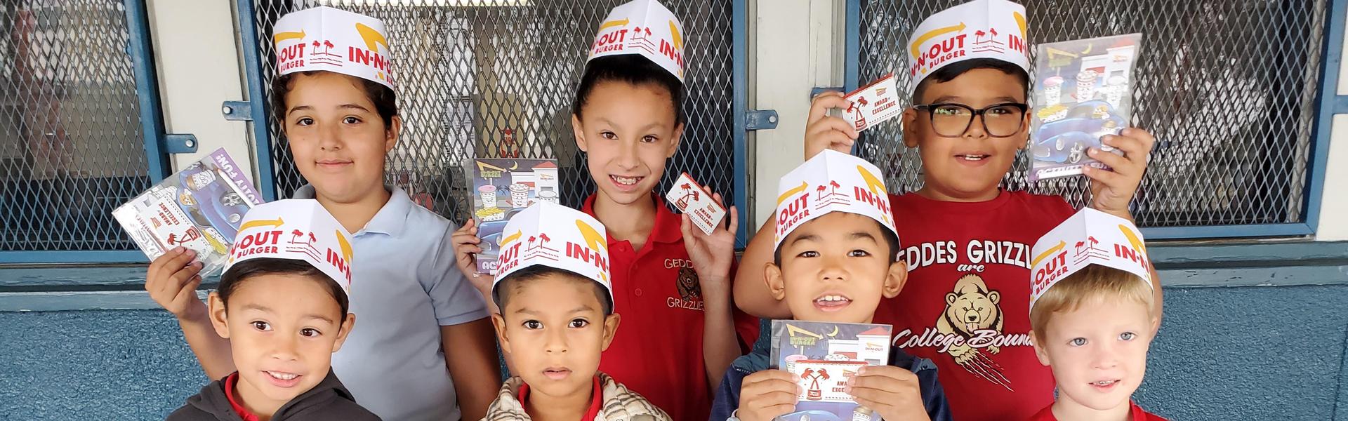 Perfect Attendance In-N-Out Raffle Winners