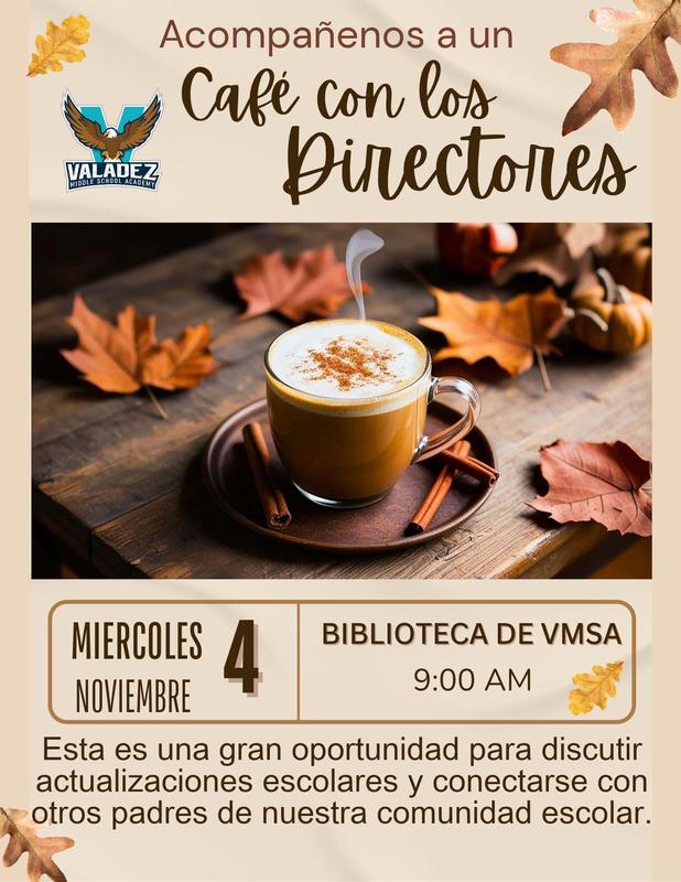 coffee with principal