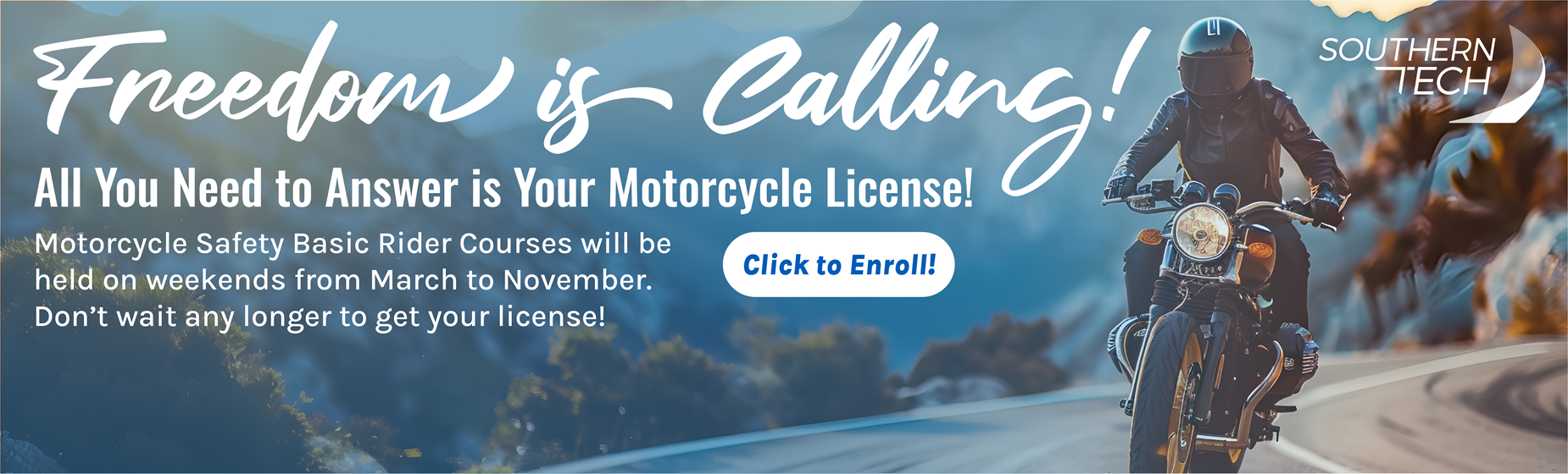 Motorcycle Safety Course enrollment; motorcycle license prep class