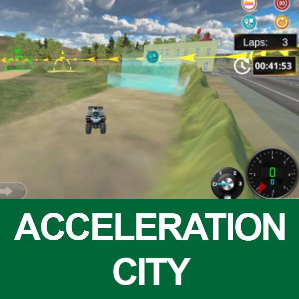Acceleration City image of car game