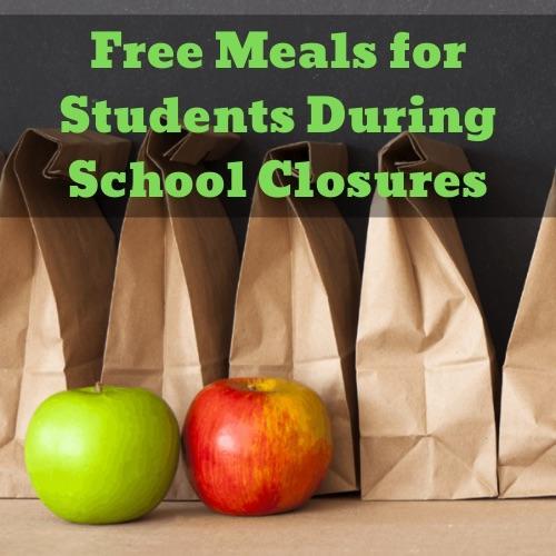 Free Meals for student during closure