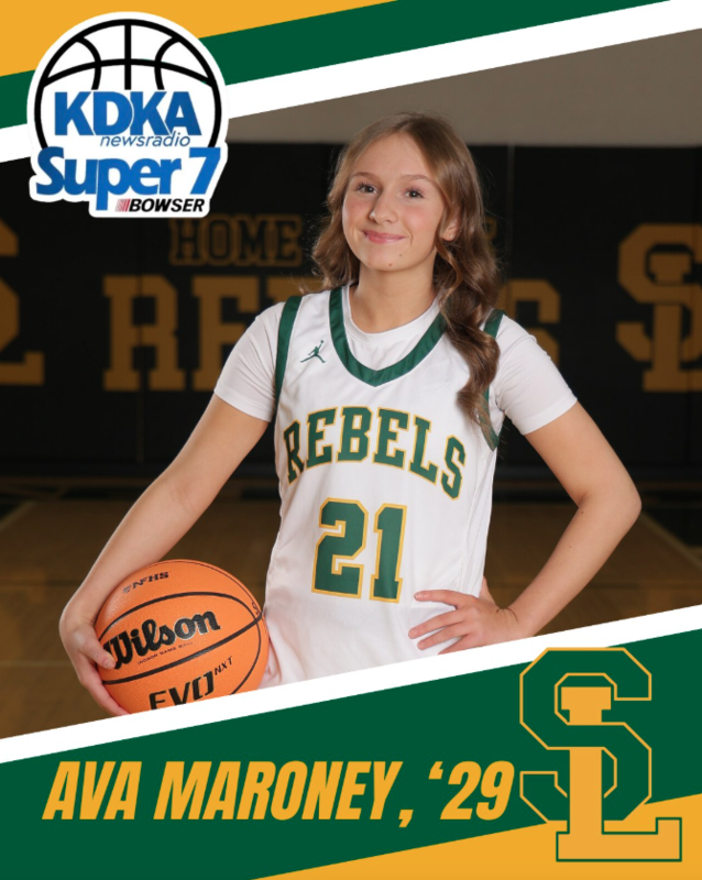 Ava Maroney, ‘29, who was named to the KDKA Super 7