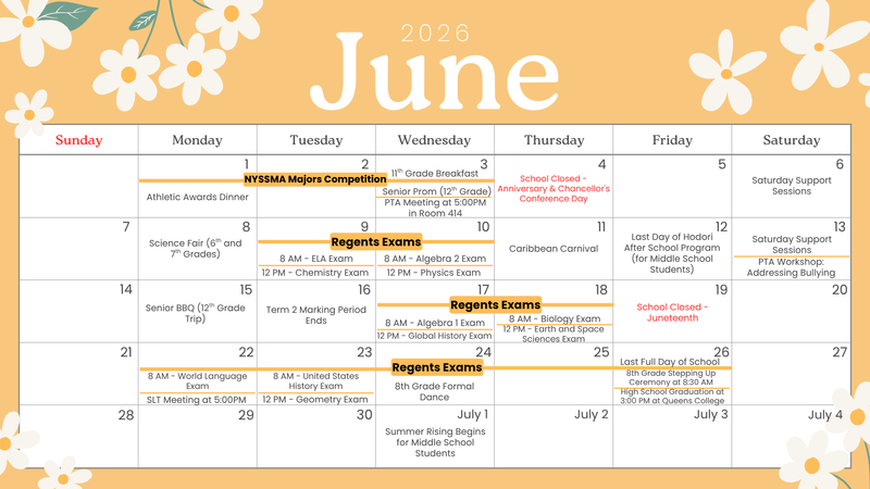 2026 EWSIS June Calendar
