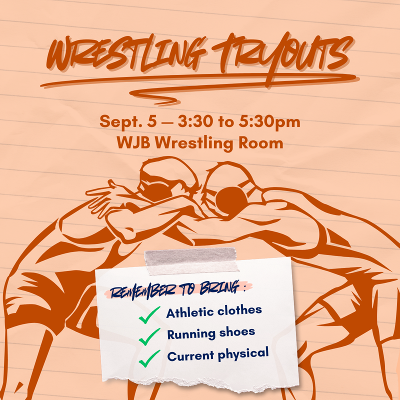 Wrestling Tryouts Poster