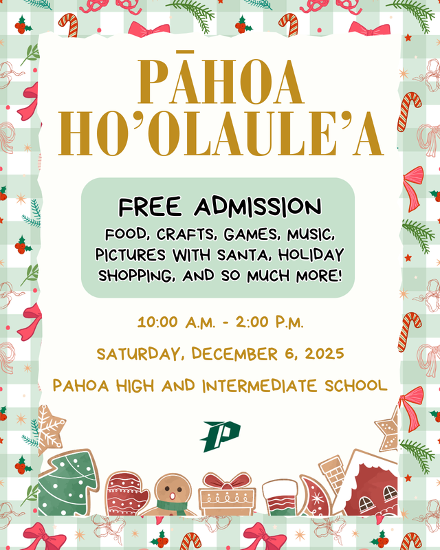 Pāhoa Hoʻolauleʻa Flyer