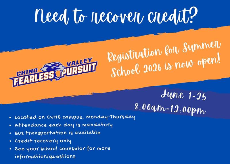 summer school promotional flyer with information - all included in text above