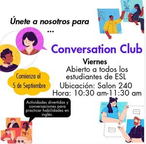 Conversation Club Fridays