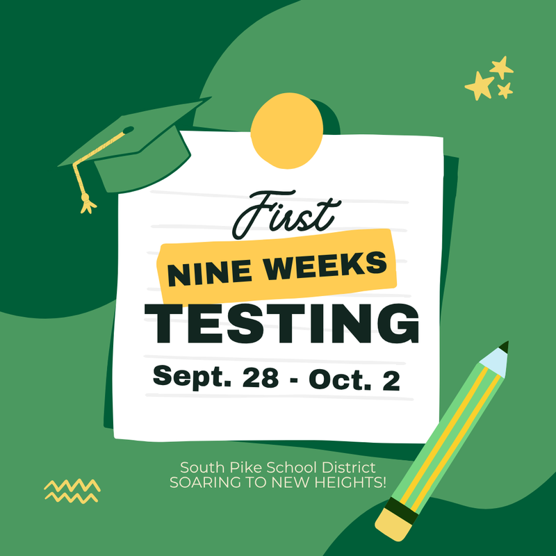 spsd 1st 9 weeks testing september 2026