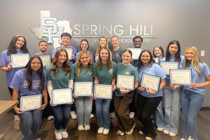 SHHS Students and Staff Recognized