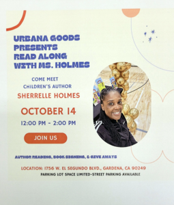 book signing flier