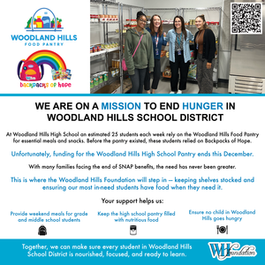 WH Foundation Backpacks of Hope campaign flyer