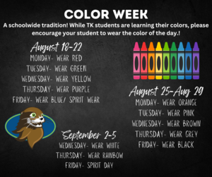 Color week spirit week