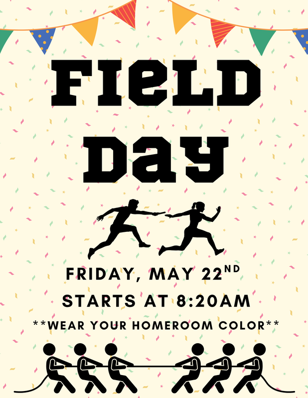 FIELD DAY MAY 22ND