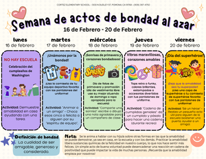 Random Acts of Kindness Flyer