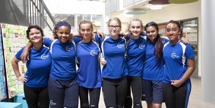 Girls 8th grade volleyball team