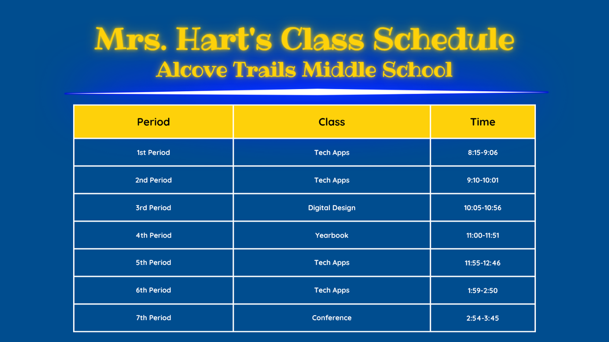 Class Schedule