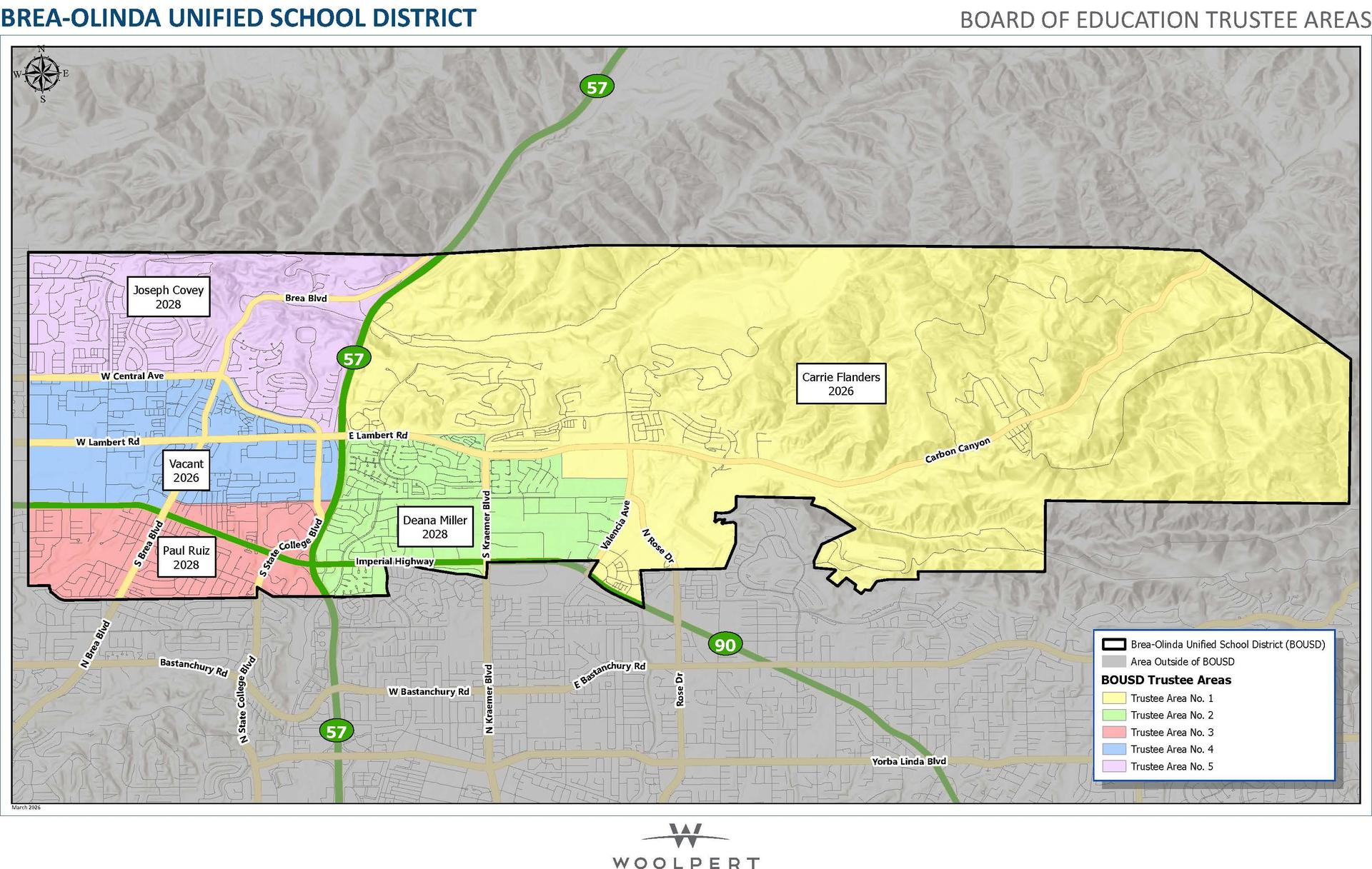 Current Trustee Area Map