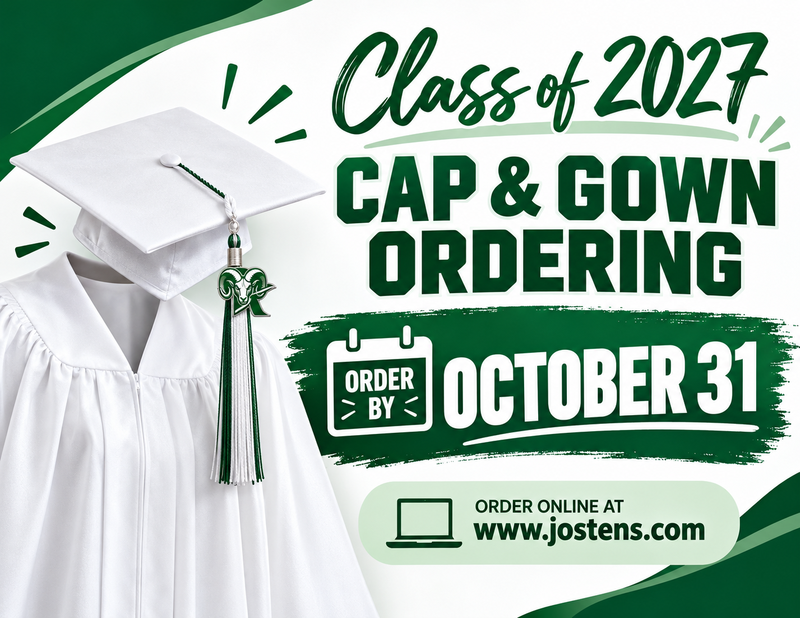 Announcement Order Graduation Attire