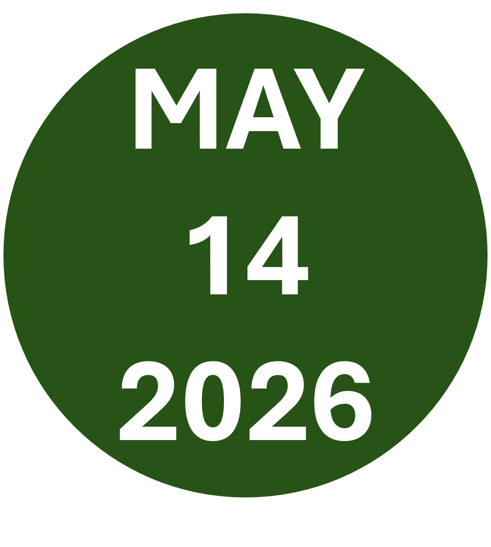 CIRCLE WITH MAY 14 2026