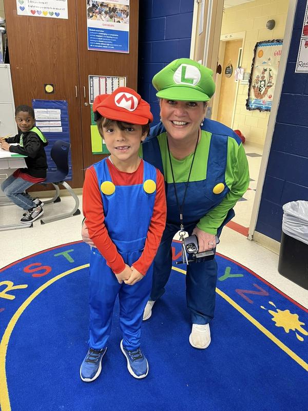 Always a treat to see students dressed up and proudly displaying their Halloween costumes!