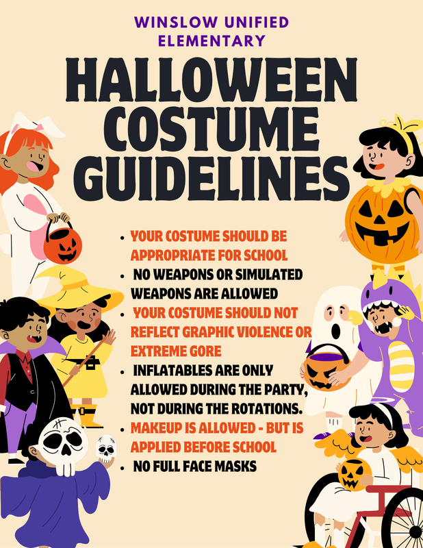 Rules on dressing up for Halloween