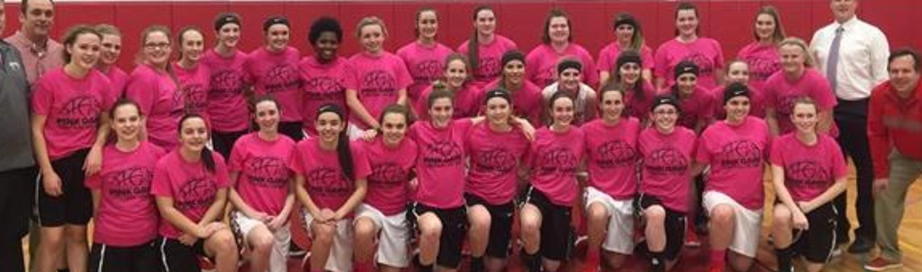 Girls Basketball Pink Night