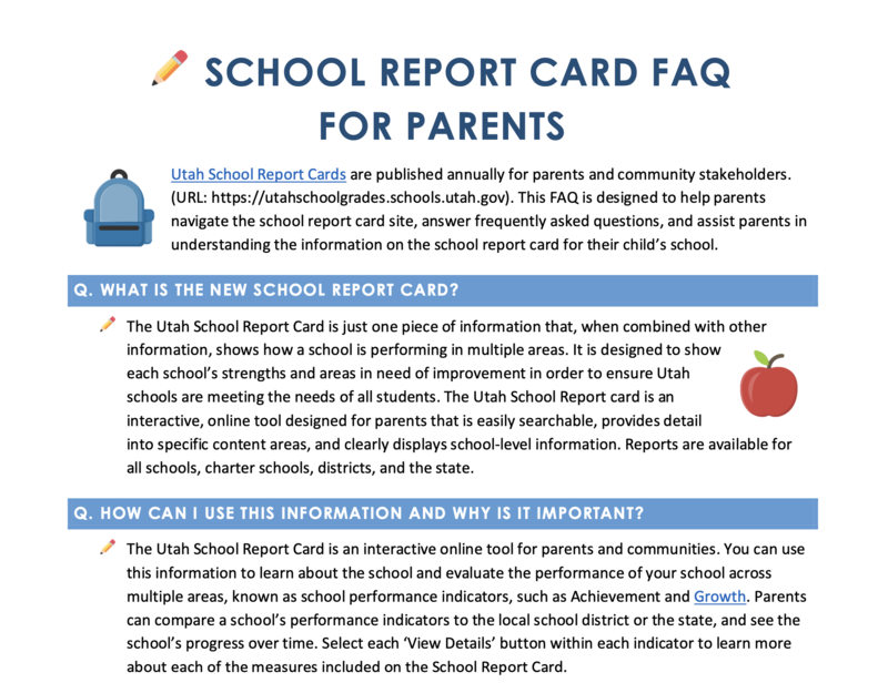 School Report Cards - How Are We Doing? Thumbnail Image