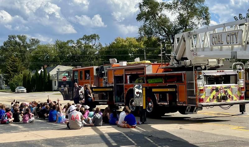 Fire Department visits students
