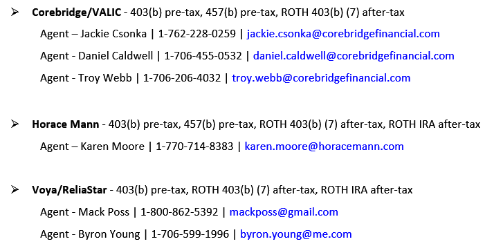 TSA Companies & Agents
