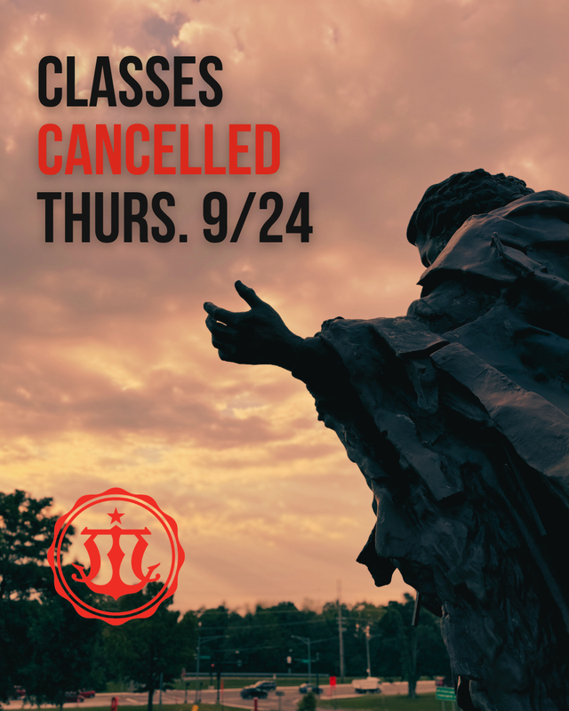 No Classes September 24