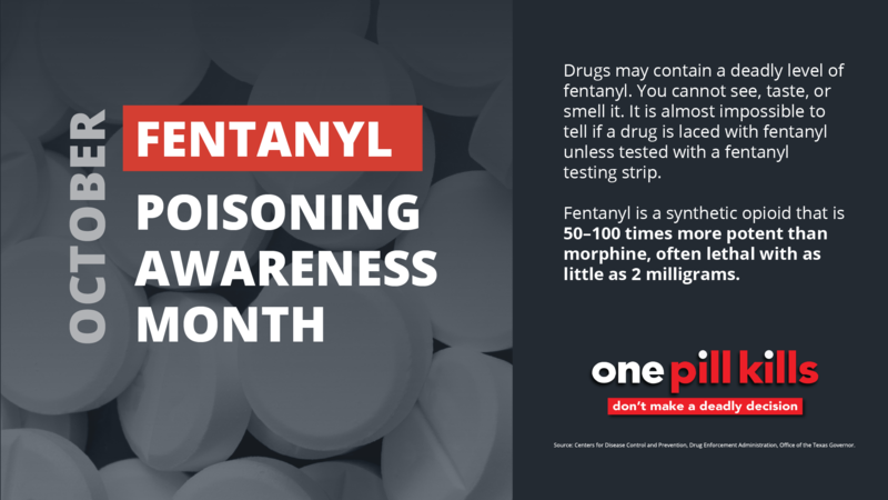 Fentanyl Poisoning Awareness Month Flyer