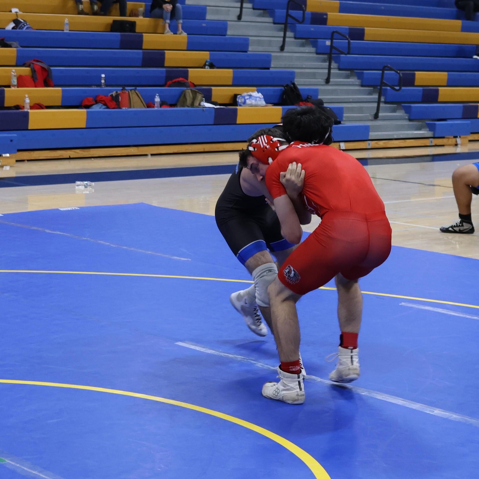 wrestlers in action at parlier