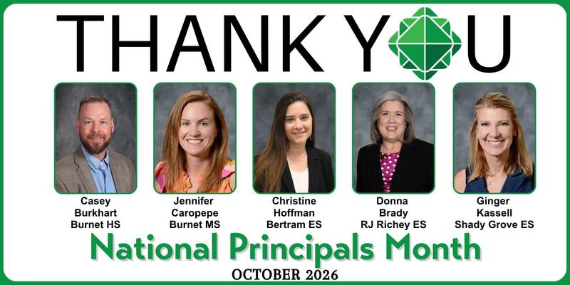 October is National Principals Month Featured Photo