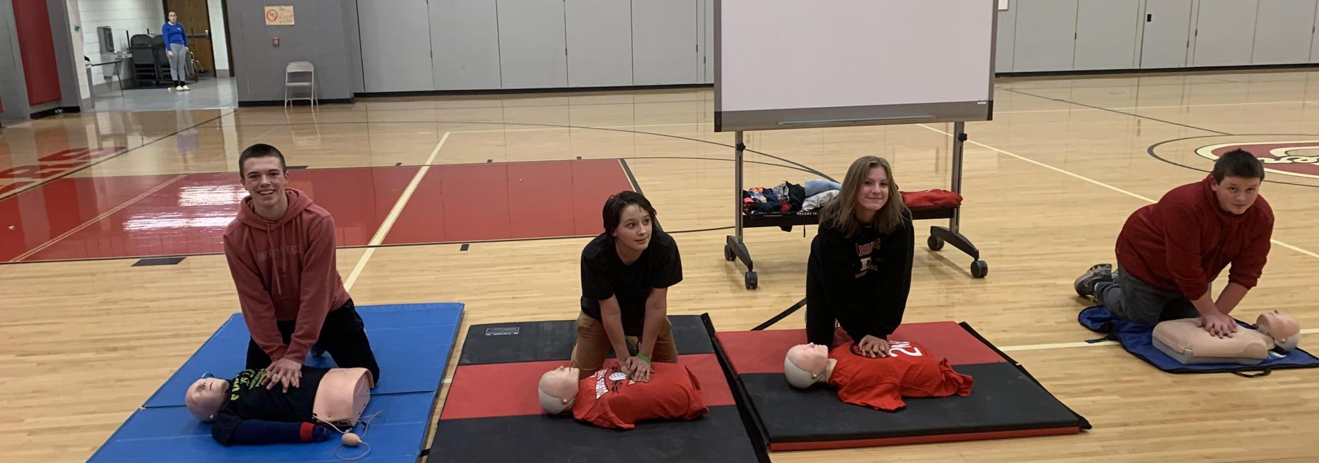 8th Grade CPR Training