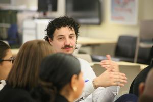 Massachusetts HHS Secretary Dr. Mahaniah Visits Revere High