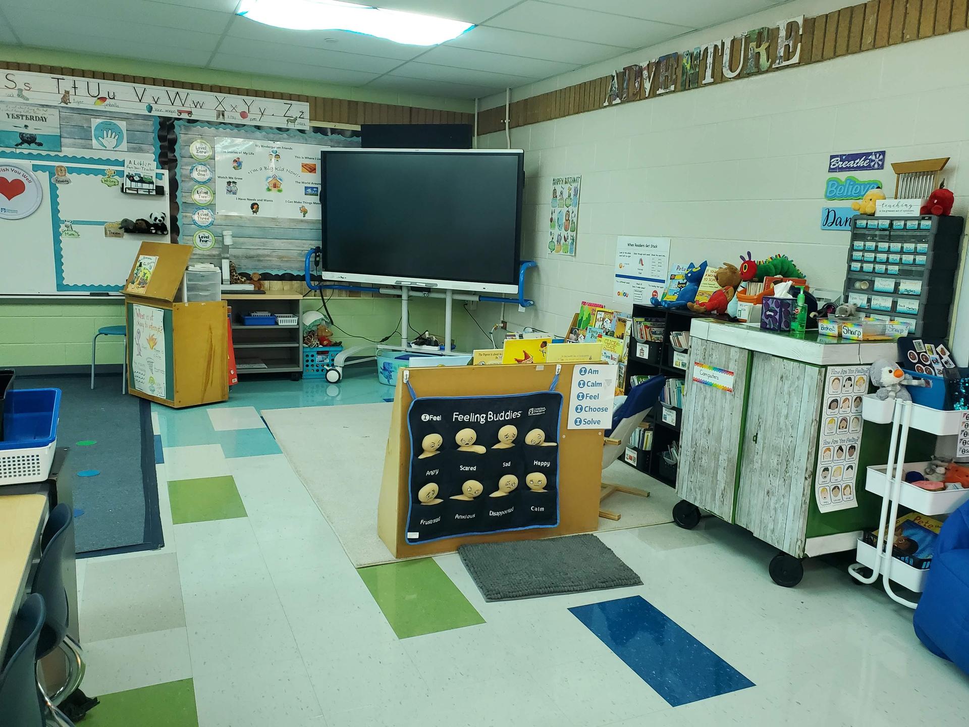 looking to library area