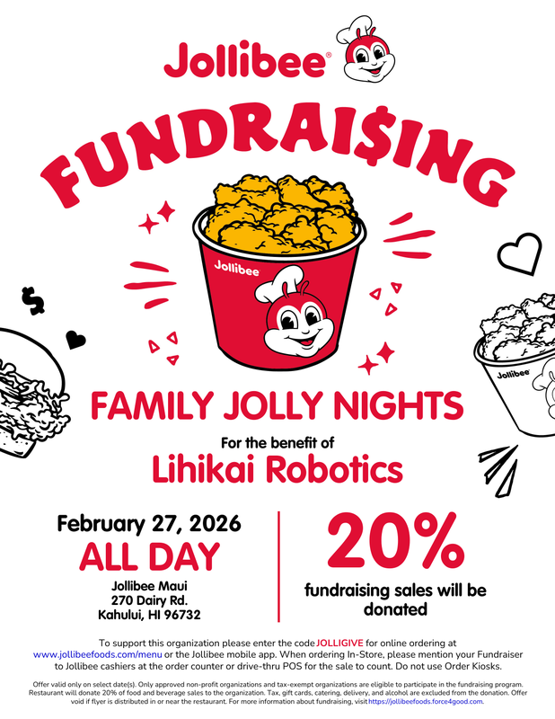 Jollibee Fundraiser Flyer image