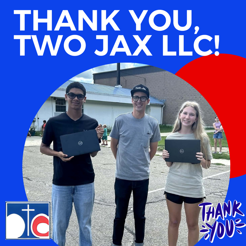 Many thanks to Two Jax LLC for their generosity to our High School Department! Featured Photo