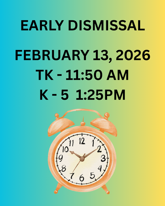 Early Dismissal Feb. 13, 2026 Thumbnail Image