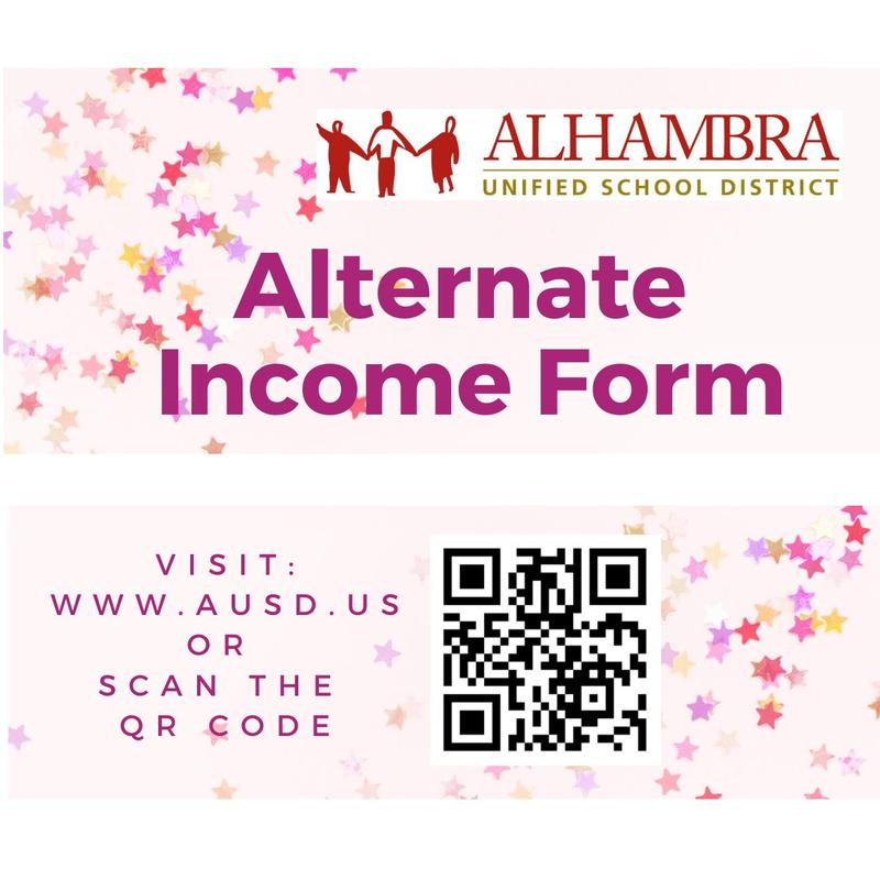 Alternate Income Form (PARENTS: PLEASE CLICK ON HEADLINE & COMPLETE!) Featured Photo