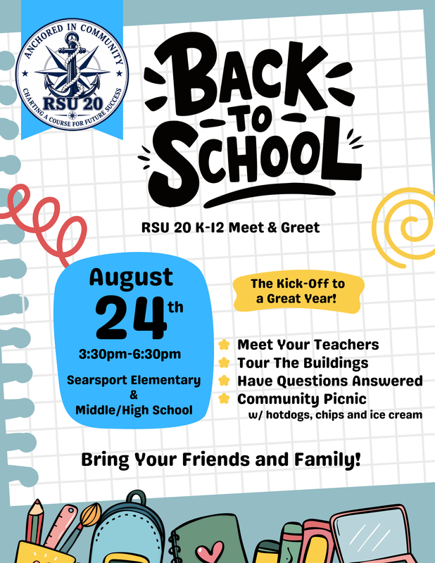 Back to School Open House Aug. 24, 2026