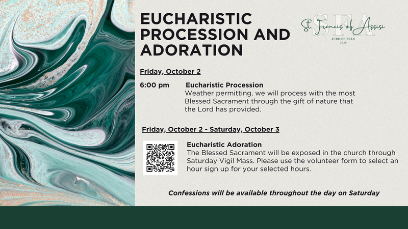 Eucharistic Procession and Adoration