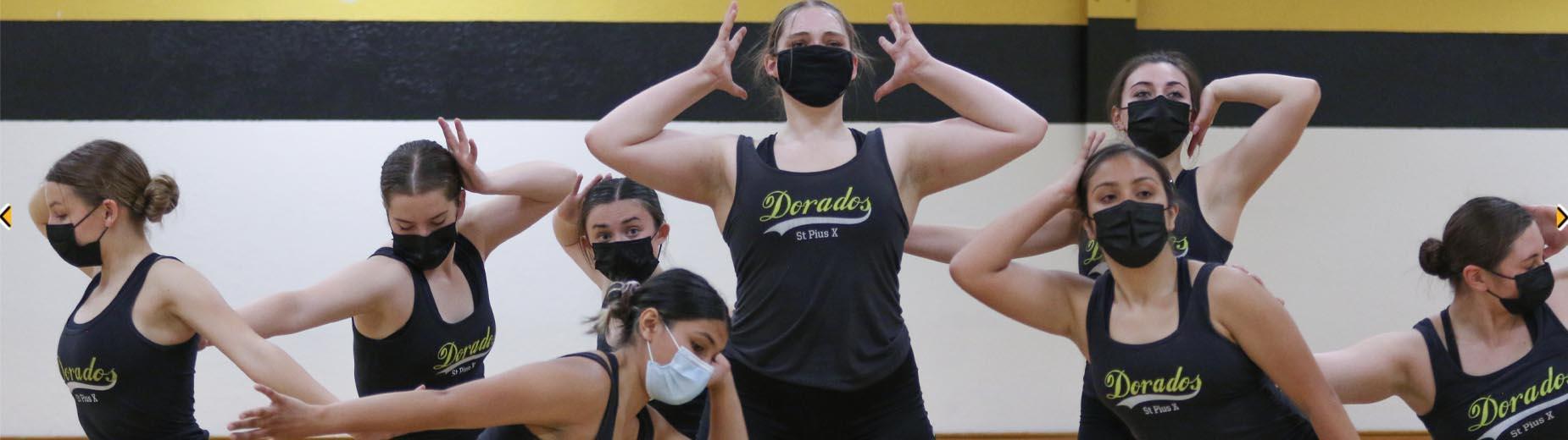 The Dorados, the Pius dance team photo.