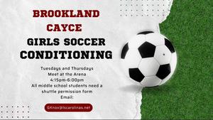 Brookland Cayce Girls Soccer Conditioning