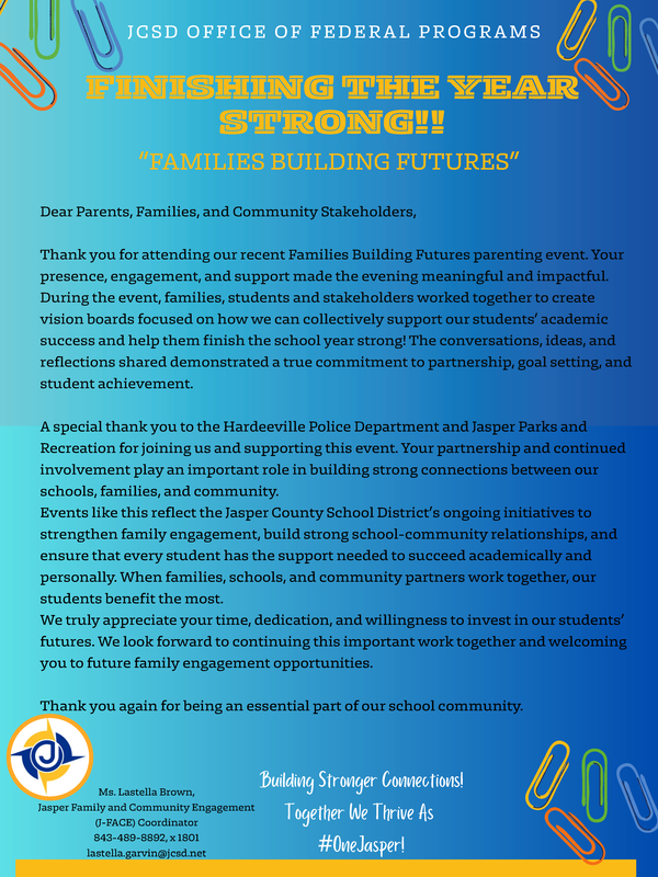 Thank you for attending our recent Families Building Futures parenting event! Featured Photo