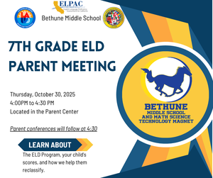 7th Gr. ELD Parent Meeting