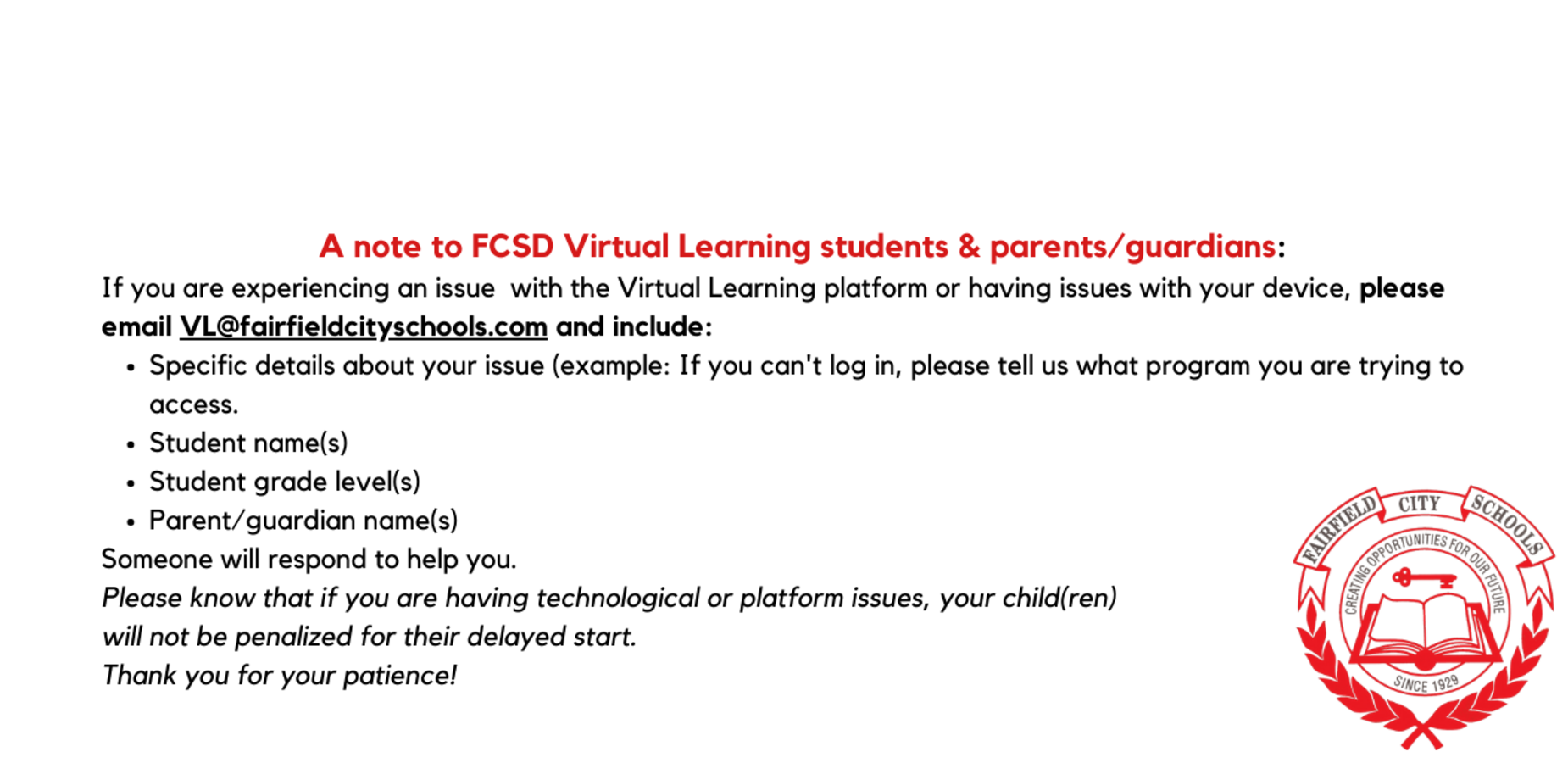 Fairfield City School District
